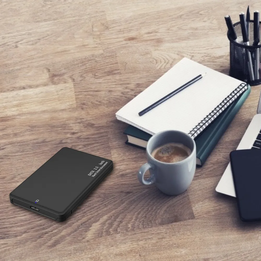 2,5 дюймов SATA USB 3,0 адаптер, не требует применения инструментов, Корпус внешнего жесткого диска оптимизирован для SSD Поддержка UASP SATA