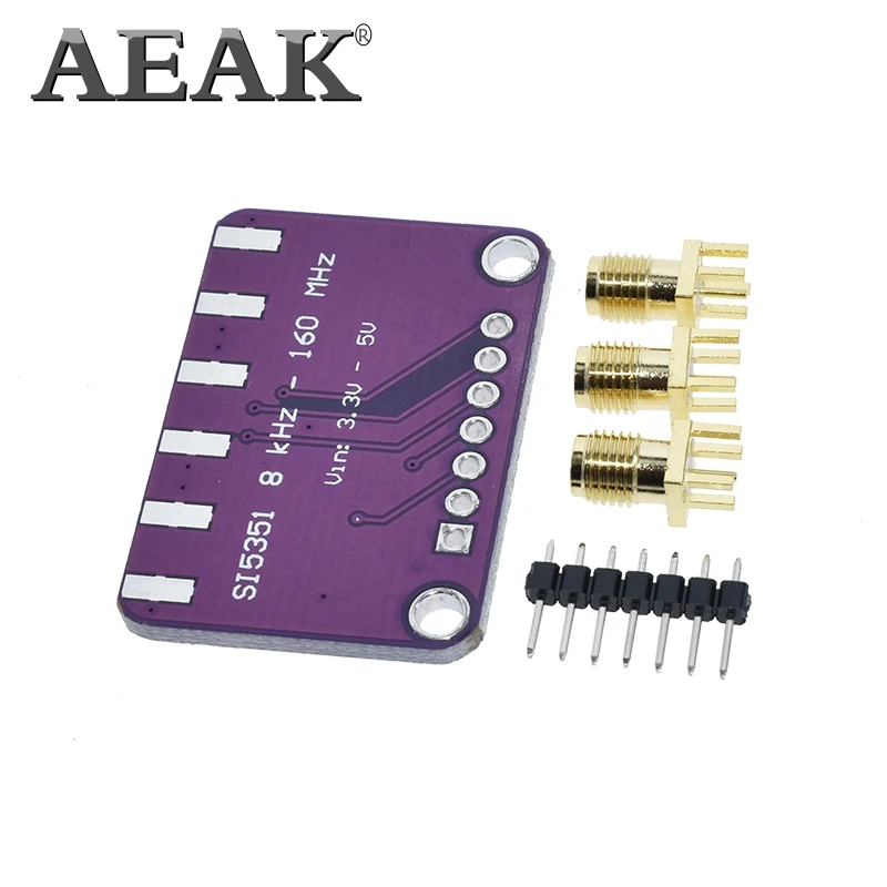Si5351A DC 3 V-5 V CJMCU-5351 Si5351 I2C тактовый генератор коммутационная плата модуль генератор сигналов часы 8 кГц-160 МГц для Arduino