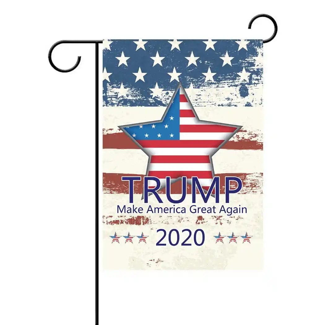 30 X 45cmtrump Flag Garden Banner Campaign 12 Types As Picture