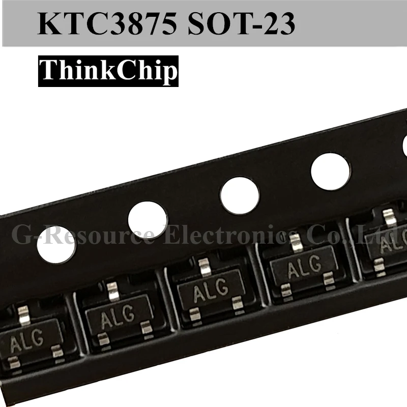 (100 шт.) кристаллический Триод KTC3875 SOT-23 2SC3875 SMD (маркировка ALG) увеличение 200-400 |