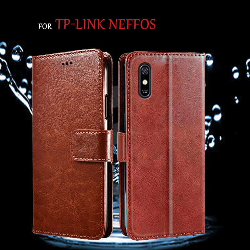 

Чехол-бумажник для TP-Link Neffos C9 Max, кожаный защитный чехол-книжка для телефона Funda TP-Link Neffos C9 C9A C9S, чехол