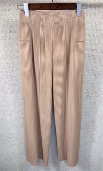 

Japanese wrinkle master autumn and winter new pleated slacks temperament slim and comfortable anti-wrinkle wide-leg pants