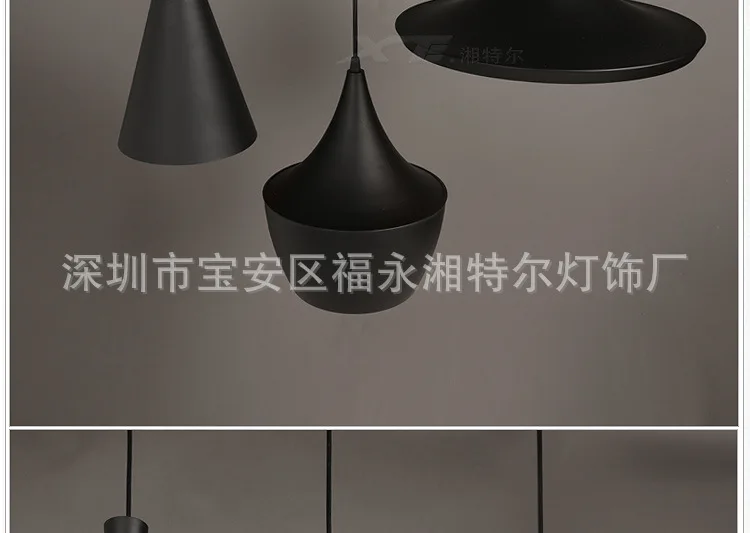 Простая Персонализированная и креативная Индия ABC в форме инструмента Droplight алюминиевая люстра ресторан для одежды в спальне магазин искусства C