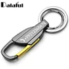 Personalized Lettering Keychain Men Key Chain Key Ring Waist Hanged Key Holder For Car Plate Number Logo Anti-lost Keyring K372B ► Photo 1/6