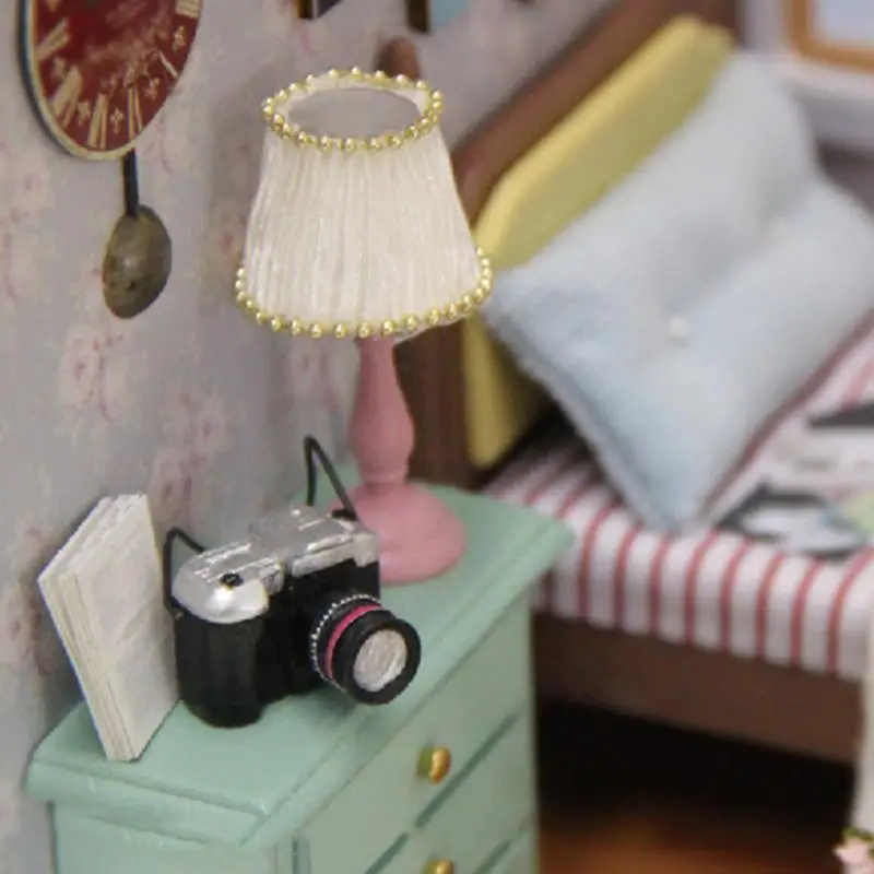 Креативный DIY 3D Деревянный Миниатюрный Кукольный Дом Музыка ручной работы светодиодный модель хижины сборные игрушки Детские подарки на день рождения С Пылезащитным покрытием
