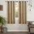 BILEEHOME Blackout Curtains for Living Room Bedroom Kitchen Short Curtains Window Treatments Solid Color Curtain Drape Blinds 10