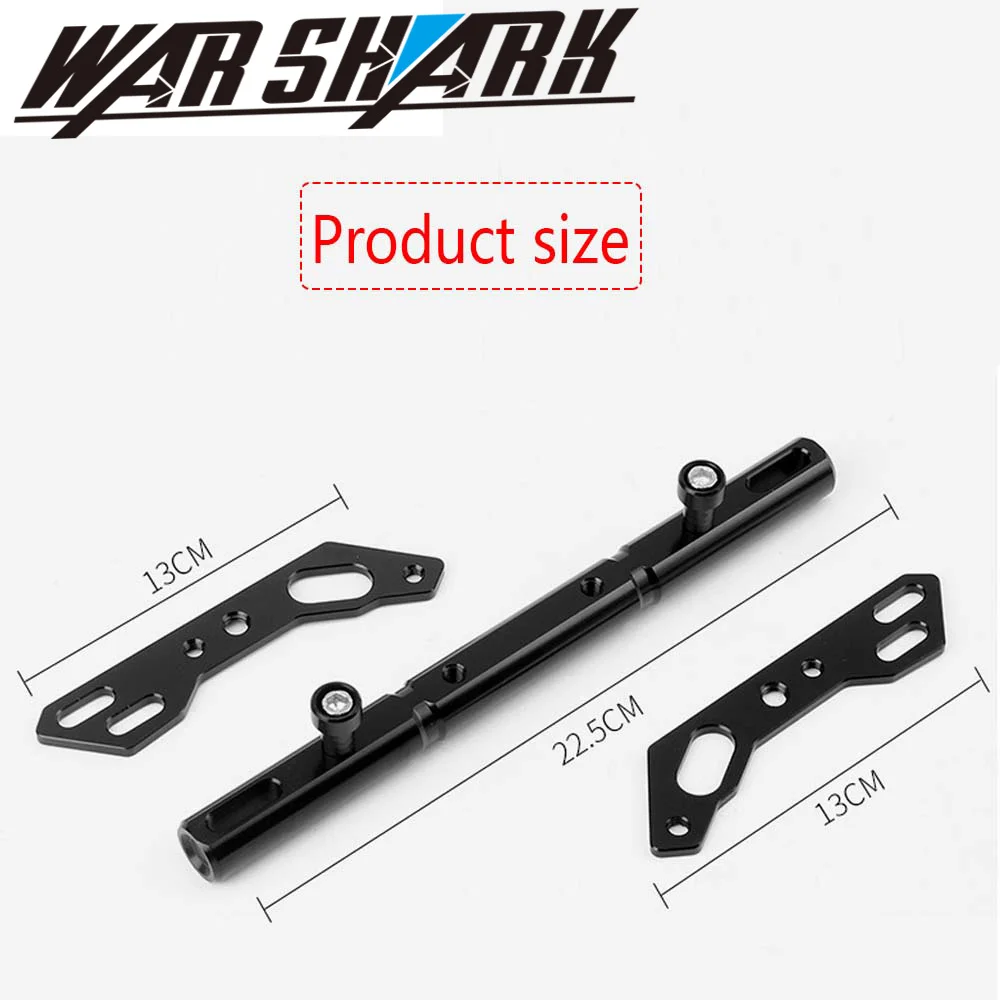 Baratos Para AEO ELITE 300E 300i para SYM Maxsym 400i CNC motocicleta de aluminio mutilfuncional barra transversal barra de equilibrio palanca de refuerzo