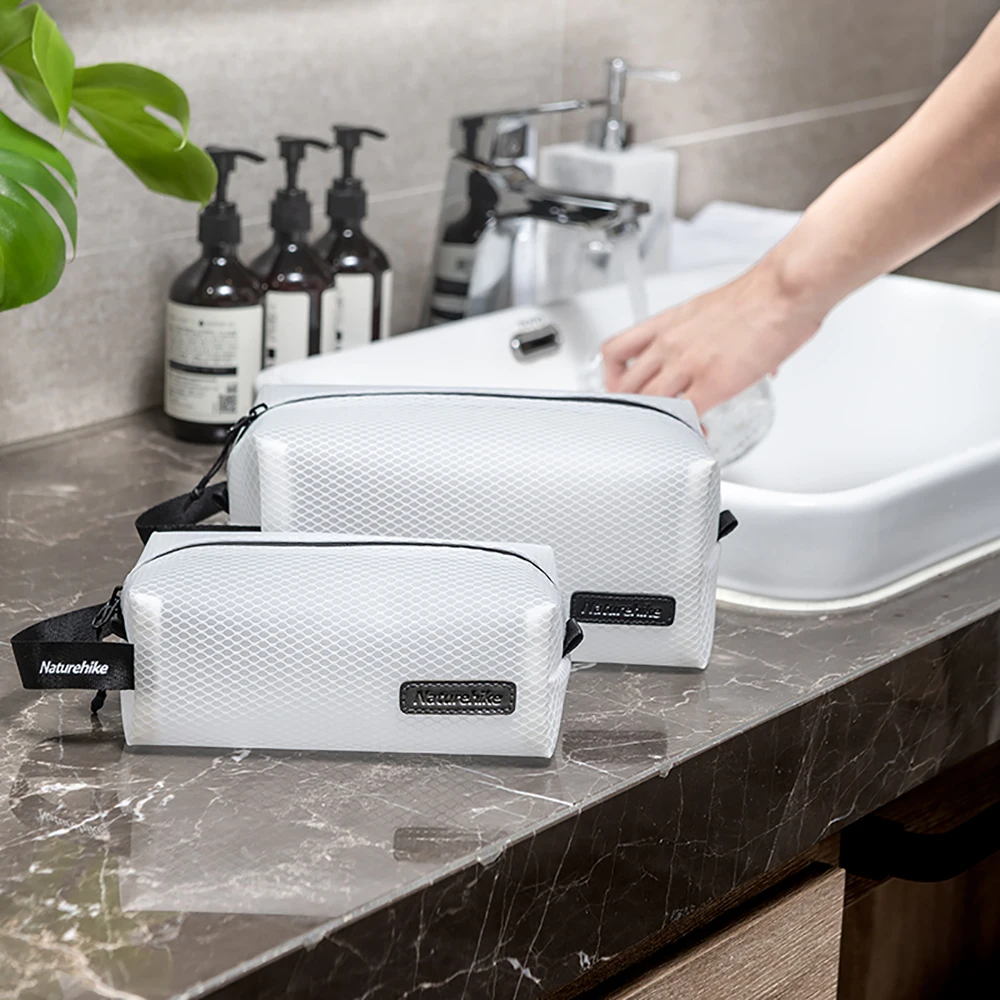 Сумка Naturehike из ТПУ и сетчатой ткани для мытья многоцелевой полуперспективной путешествий многофункциональная сумка для хранения портативная Водонепроницаемая наружная