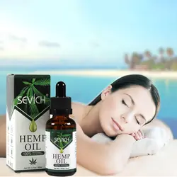 Натуральное конопляное массажное масло успокаивает нажим, боль улучшает сон скрапание ног ванну масло для ароматерапии горячее