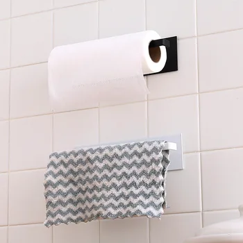 

Carbon Steel Tissue Rack Multifunctional Perforated Tissue Rack Kitchen Paper Rack Storage Rack Roll Rack Storage Rack