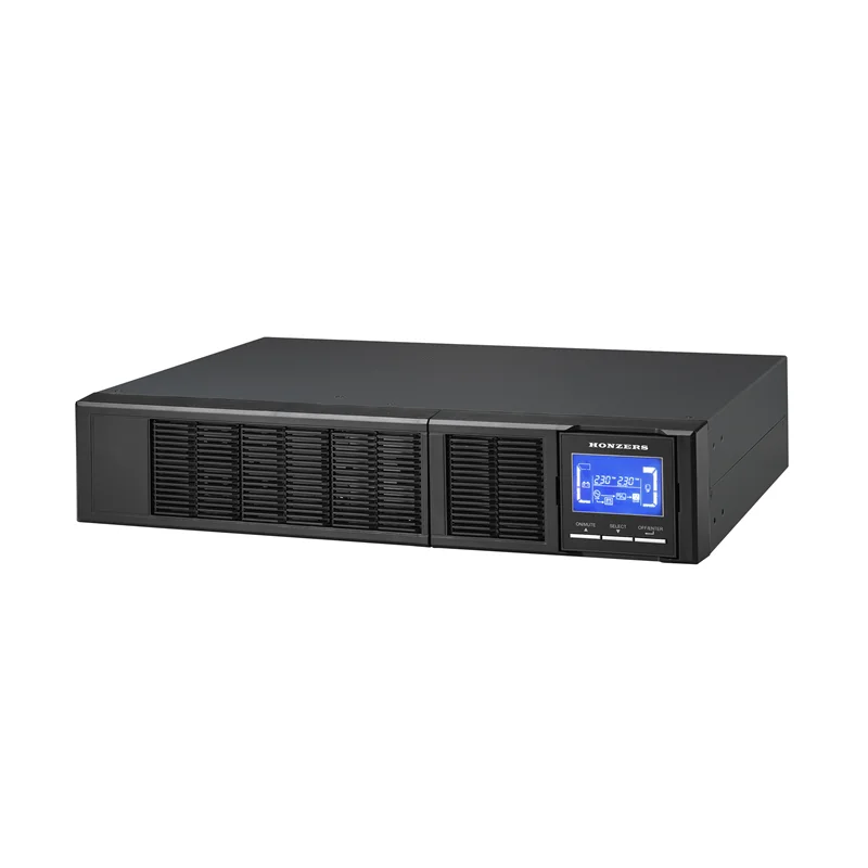 

1KVA/800W Online UPS 19 inch Rack Mounted Built-in Batteries Model without battery Single Phase 220/230VAC - HONZERS