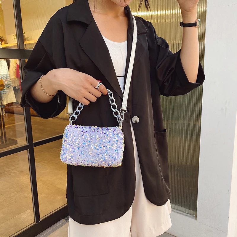 Bolsa Paetê Luxo