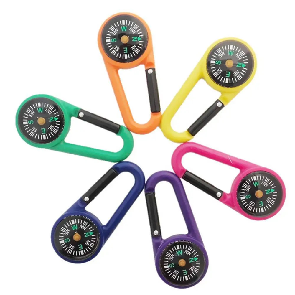 

Plastic Mountaineering Buckle Compass Fast Hanging Outdoor Mountaineering Buckle Finger North Needle High Quality