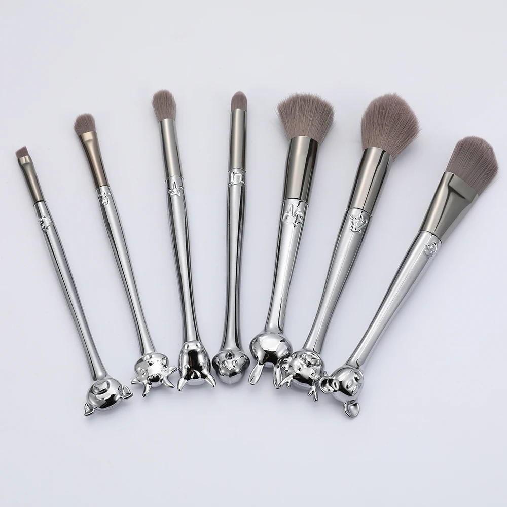 

7pcs Makeup Brushes Kit Powder Eye Shadow Foundation Blush Blending Multifunctional Make Up Brush Maquiagem Beauty Cosmetic