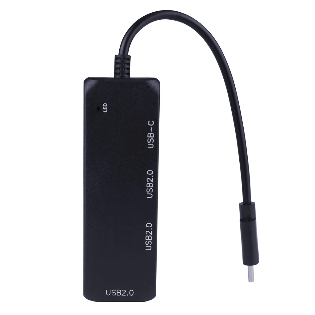 Ouhaobin USB C концентратор Зарядное устройство USB2.0 чип 3-Порты и разъёмы концентратор для компьютера USB ЗУ для мобильного телефона