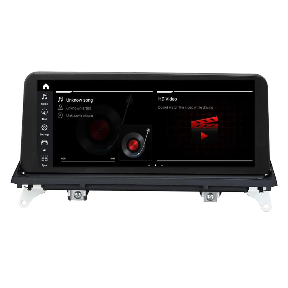 Sale HFCYJIA 10.25" IPS Touch Car Screen For BMW E70 E71 07-13 Android 9.0 System 4+64G RAM GPS Navi BT WIFI 4G Google AUX 8 Core CPU 1