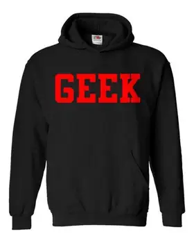 

FELPA UOMO CON GEEK NERD IDEA REGALO DIVERTENTE LM98