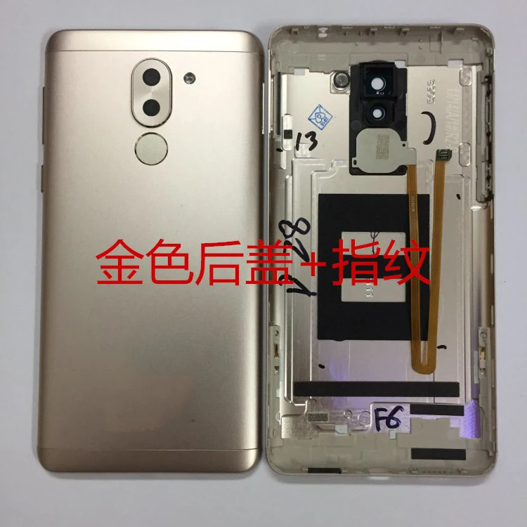 Запасные части для Huawei Honor play 6X со сканером отпечатков пальцев задняя крышка