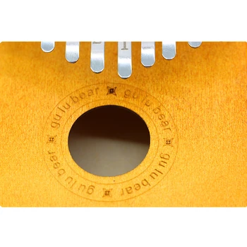 

Children Tone Sound Wooden 10 Keys Musical Portable Toy Thumb Piano Durable Composer Instrument Finger Board Gift