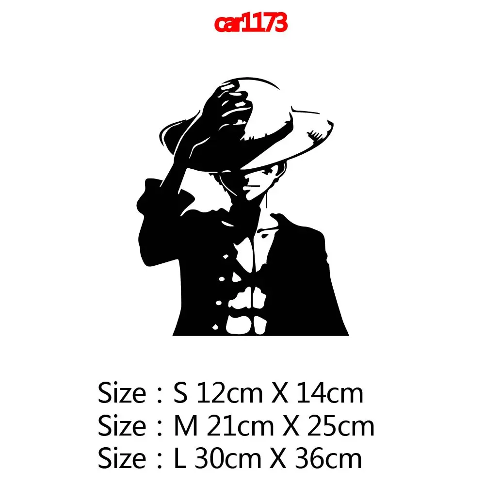 One piece Monkey D Luffy забавная Автомобильная наклейка s wrap виниловая Персонализированная наклейка для стайлинга автомобилей, аксессуары для мотоциклов