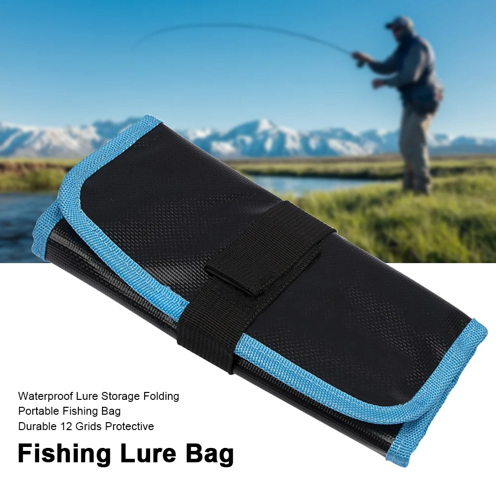 Контейнер инструмент Рыболовная Сумка Открытый защитный складной прочный водонепроницаемый оборудование портативный карманы 12 Сетки Приманки Хранения снасти