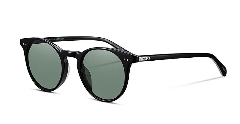 Летние очки, дизайнерские брендовые солнцезащитные очки sir o malley, поляризационные солнцезащитные очки, Ретро стиль, мужские, для вождения, женские солнцезащитные очки, oculos - Цвет линз: black vs green