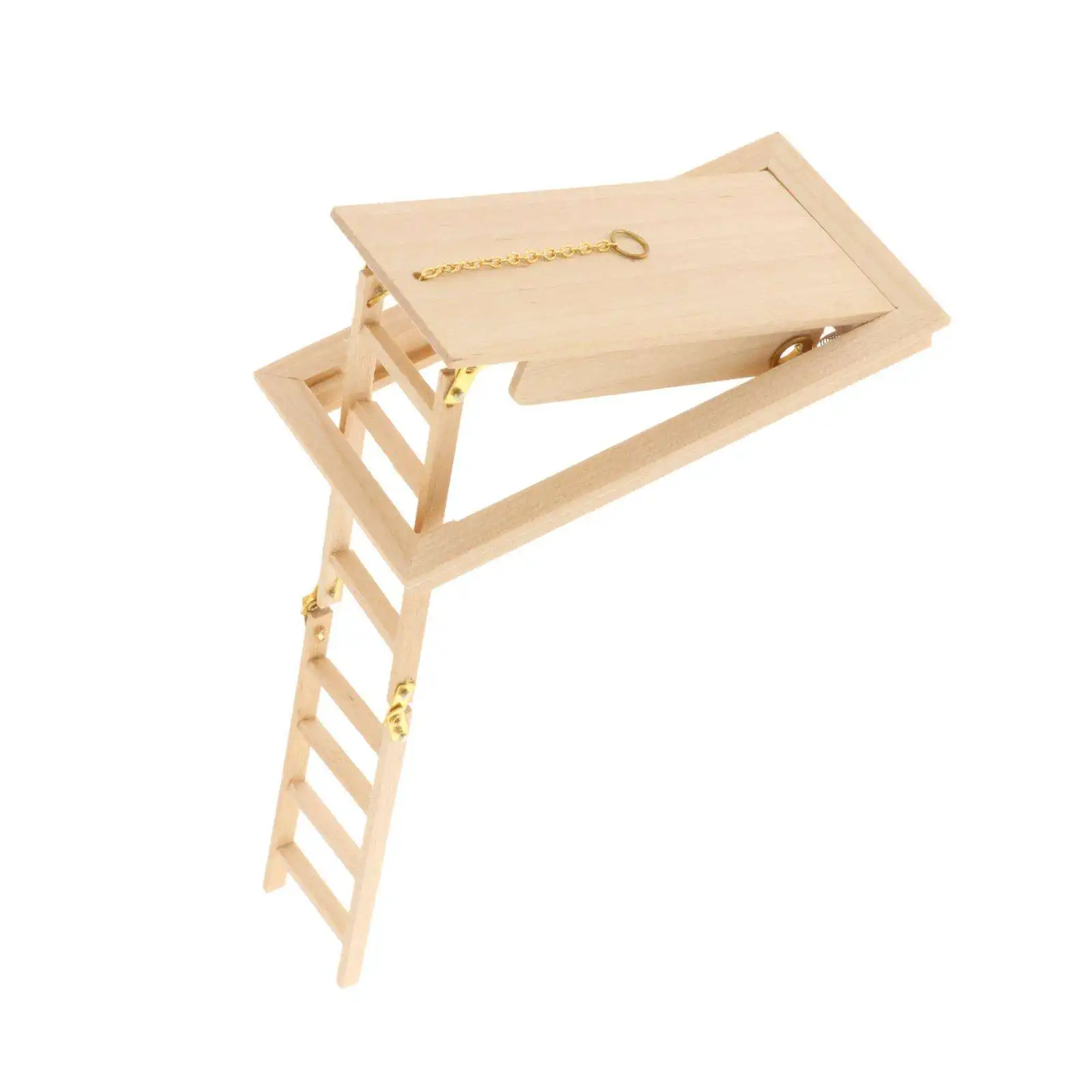 Tall Step Ladder With Tool Rest for 1:12th Dolls House 