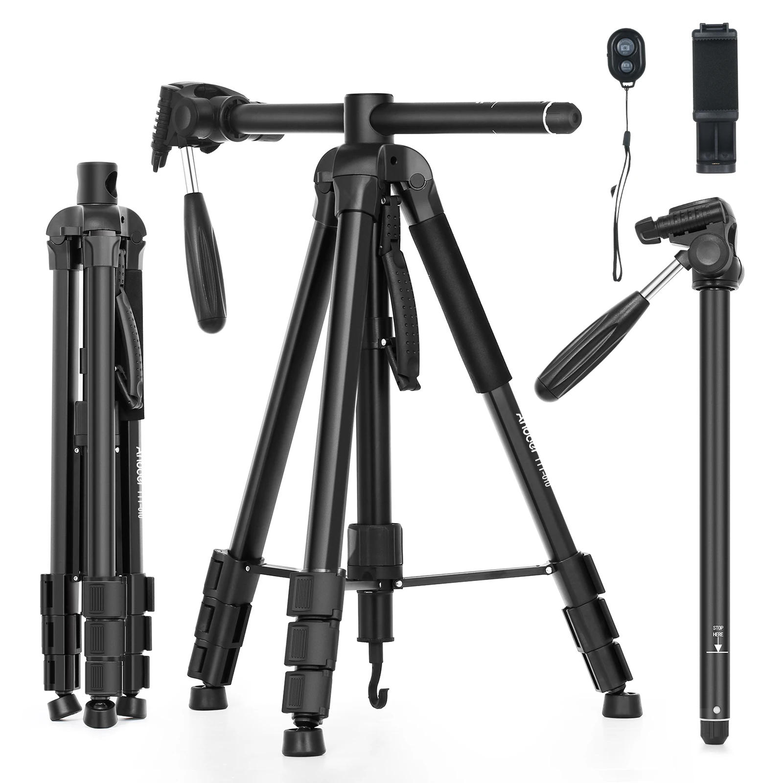 TTT 010 180cm Photography Tripod Monopod Camera Horizontal Tripod Stand ...
