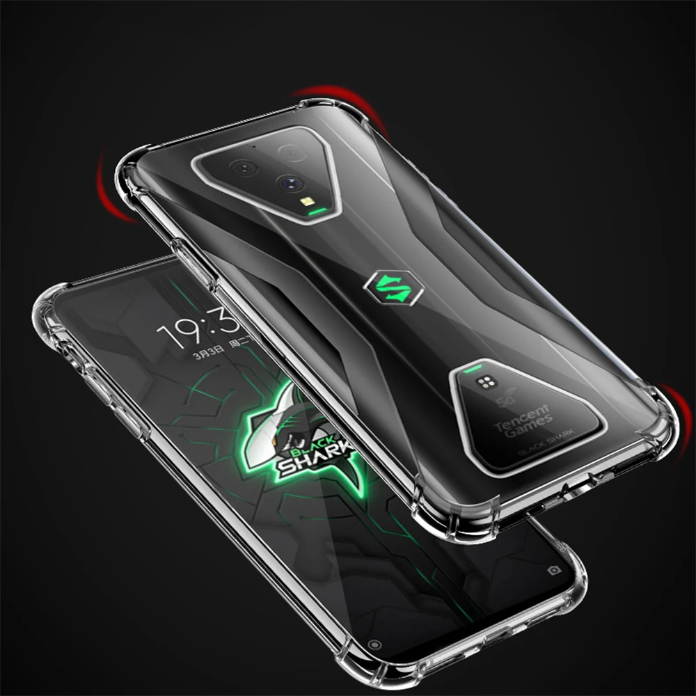 Case For Xiaomi BlackShark Heavy Dutry Shockproof Clear Soft TPU