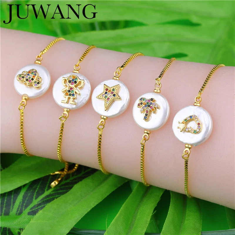 CZ для женщин пчела сердце крест мальчик девочка Семья Шарм Радуга Браслет Femme натуральный корпус цепи браслеты регулируемый сглаза ювелирные изделия