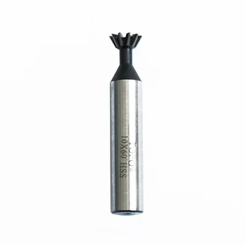 

60 Degree Dovetail Cutter Router Bit End Mill 10mm Shank Milling Cutting Tool