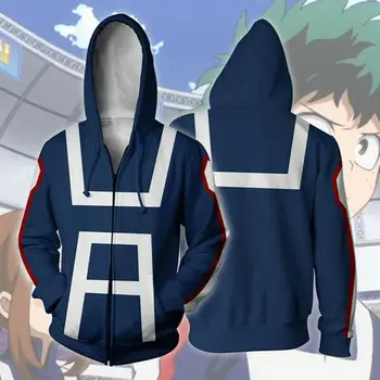 

Boku No My Hero Academia Midoriya Hoodies Izuku Todoroki Shoto Cosplay Costume Men Women Hoodie Sweatshirt Jackets Coat Uniforms