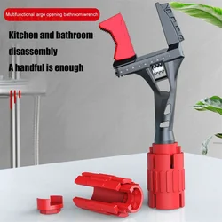 24 In 1/18 In 1 Portable Sink Faucet Special Wrench Kitchen Bathroom Faucet Sink Installer Multi-function Wrench Plumbing Tool