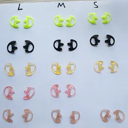 Moule d'oreille Radio bidirectionnel, oreillettes de remplacement pour Tube à bobine acoustique, écouteurs petits, moyens, grands, clairs, noirs, rouges, jaunes, blancs 