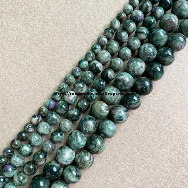 Natural Stone Green Jade Round Loose Beads 6 8 10 Mm Pick Size For Jewelry  Making - Beads - AliExpress