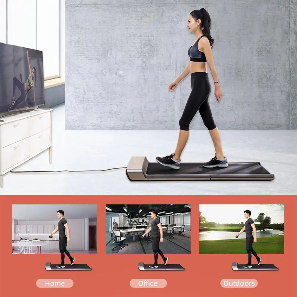 Original A1 Walkingpad Foldable Walk Exercise Machine Office Home Non-flat Treadmill Smart Control of Speed Treadmill Home Gym