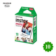 10 листов Подлинная пленка fujifilm Instax Mini белая фотобумага фотоальбом мгновенная печать для Fujifilm Instax Mini 7 s/8/25/90/9