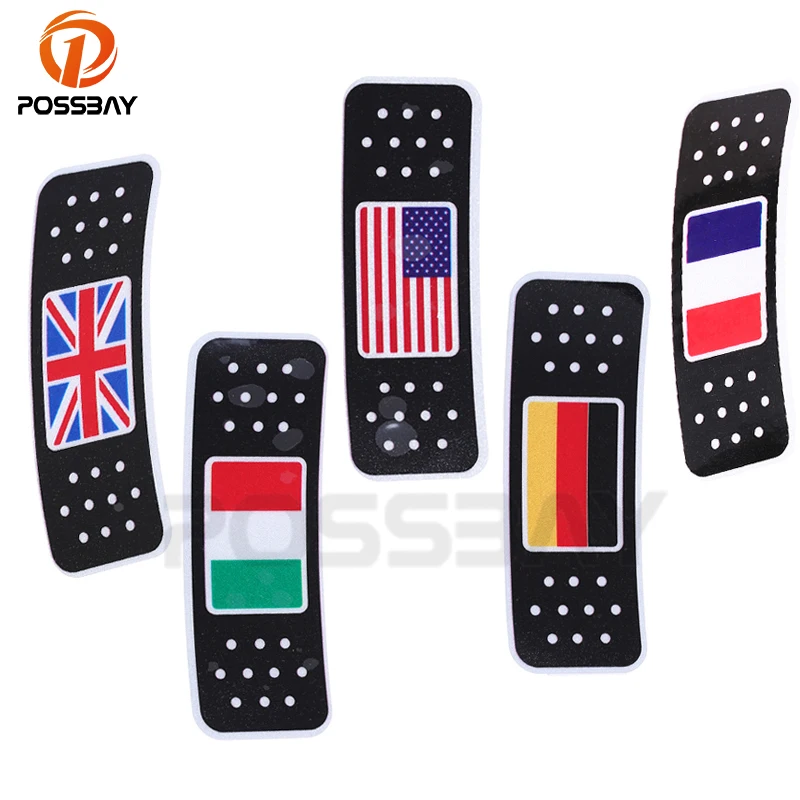 Автомобильная наклейка с национальным флагом POSSBAY