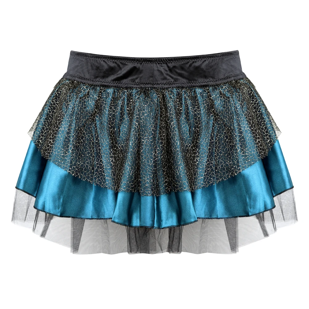 Tanie Seksowna spódnica Tutu koronkowe stroje z burleski gotycki Steampunk odzież spódnica z sklep