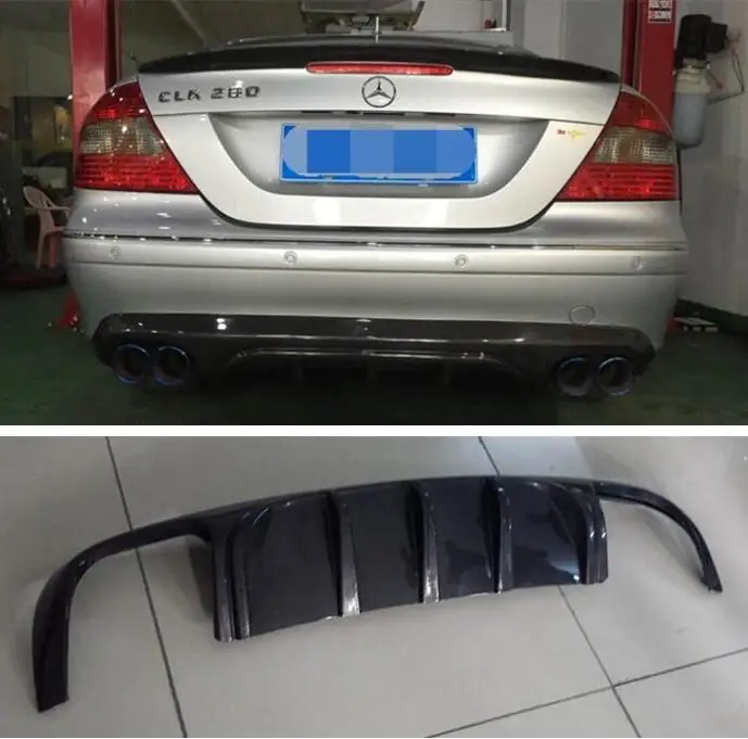 Диффузор для заднего бампера Mercedes-Benz W209 CLK280 CLK300 CLK350 2004 2005 2006 2007 | Автомобили и