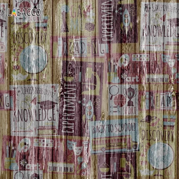 

Laeacco Grunge Wooden Board Pattern Photography Backdrop Seamless Banner Scene Photographic Background For Photo Studio