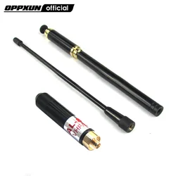 Walkie-talkie Antenna AL800 VHF UHF SMA-F Female Dual-band Telescopic for Two Way Radio Baofeng UV5R UV-5R UV-B5 UV-B6 BF-888S