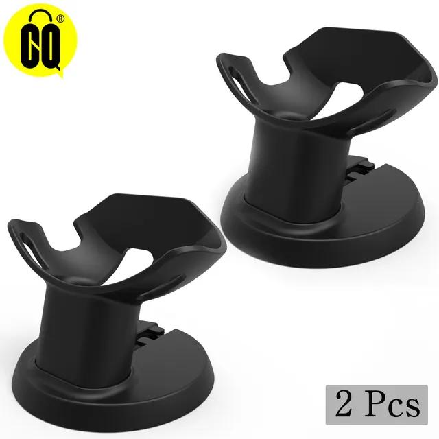 2019 For Google Home Mini Desktop stand table holder Voice Assistants Compact Holder Case Plug in Kitchen Bedroom Audio Mount Black-2PCS