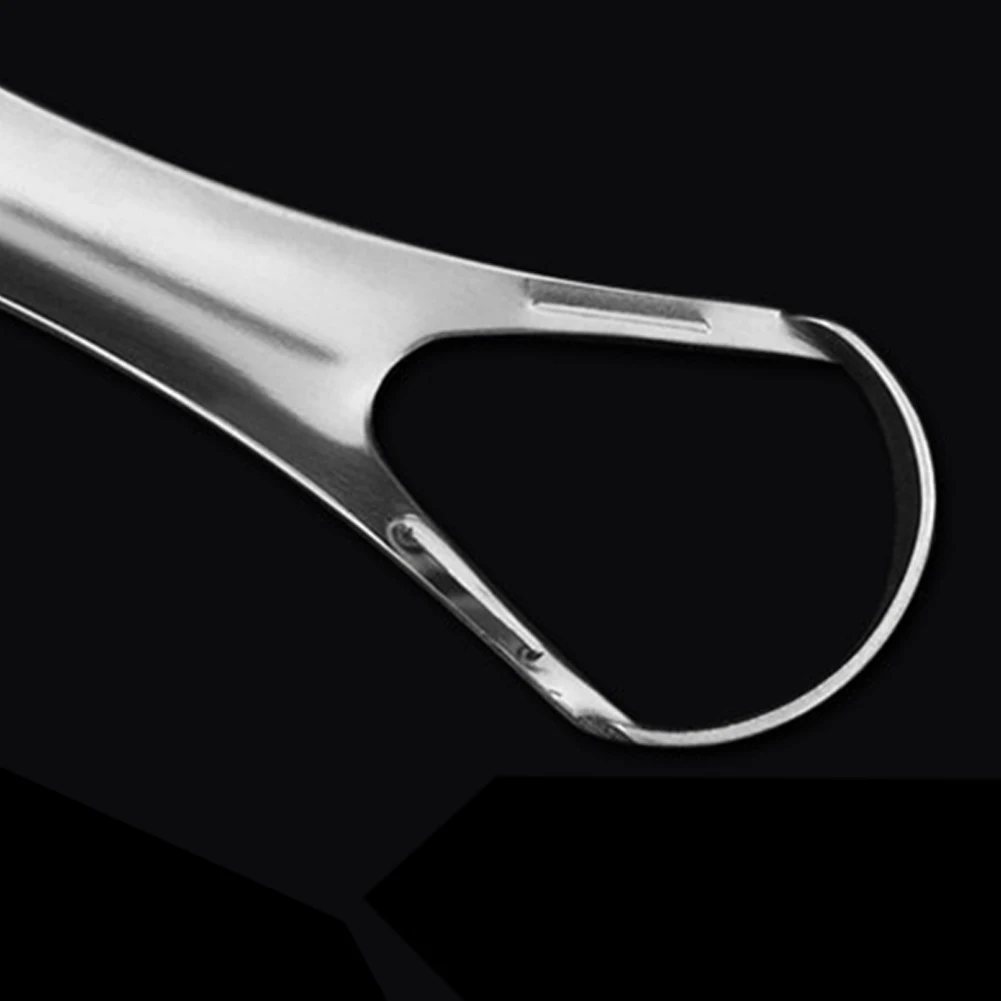 Практичный чистки языка Зубная щётка серебро гигиена полости рта кисть