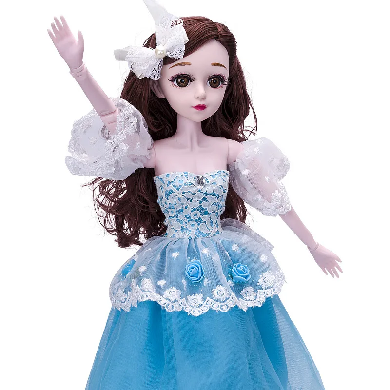 60 см Bjd кукла детские игрушки для девочек модная нарядная кукла с подвижными суставами кукла игрушки для девочек Kesti кукла набор с платьем мяч шарнирная кукла