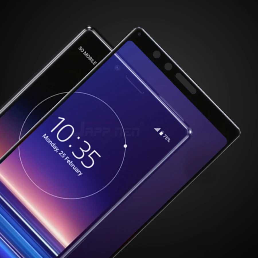 20D 3D изогнутое полное покрытие протектор экрана закаленное стекло для sony Xperia 1 XZ4 XZ3 XZ2 XZ1 Compact XZ Premium XA2 Ultra 10 Plus