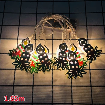 

Fairy Living Room Festival Iron Indoor Christmas Tree Hanging Ornament LED String Lights Battery Powered Home Decor Bedroom