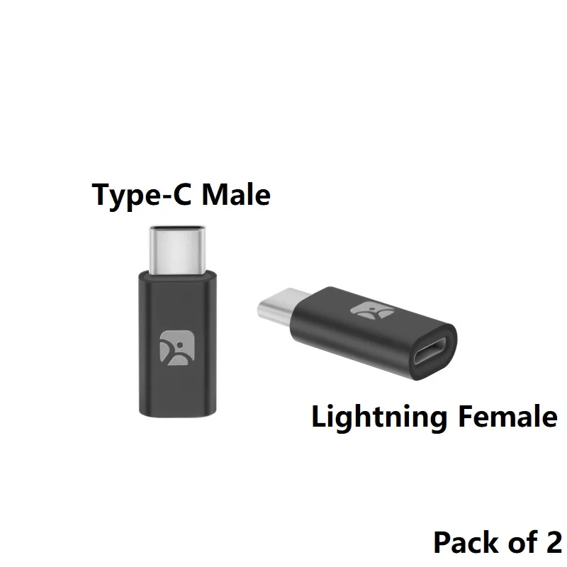 USB-C Adapter Usb type-C Женский адаптер Lightning Мужской, кабель type-C с зарядкой и синхронизацией данных для преобразования huawei, samsung в iPhone/iPad/iPod - Цвет: USB-C Adapter