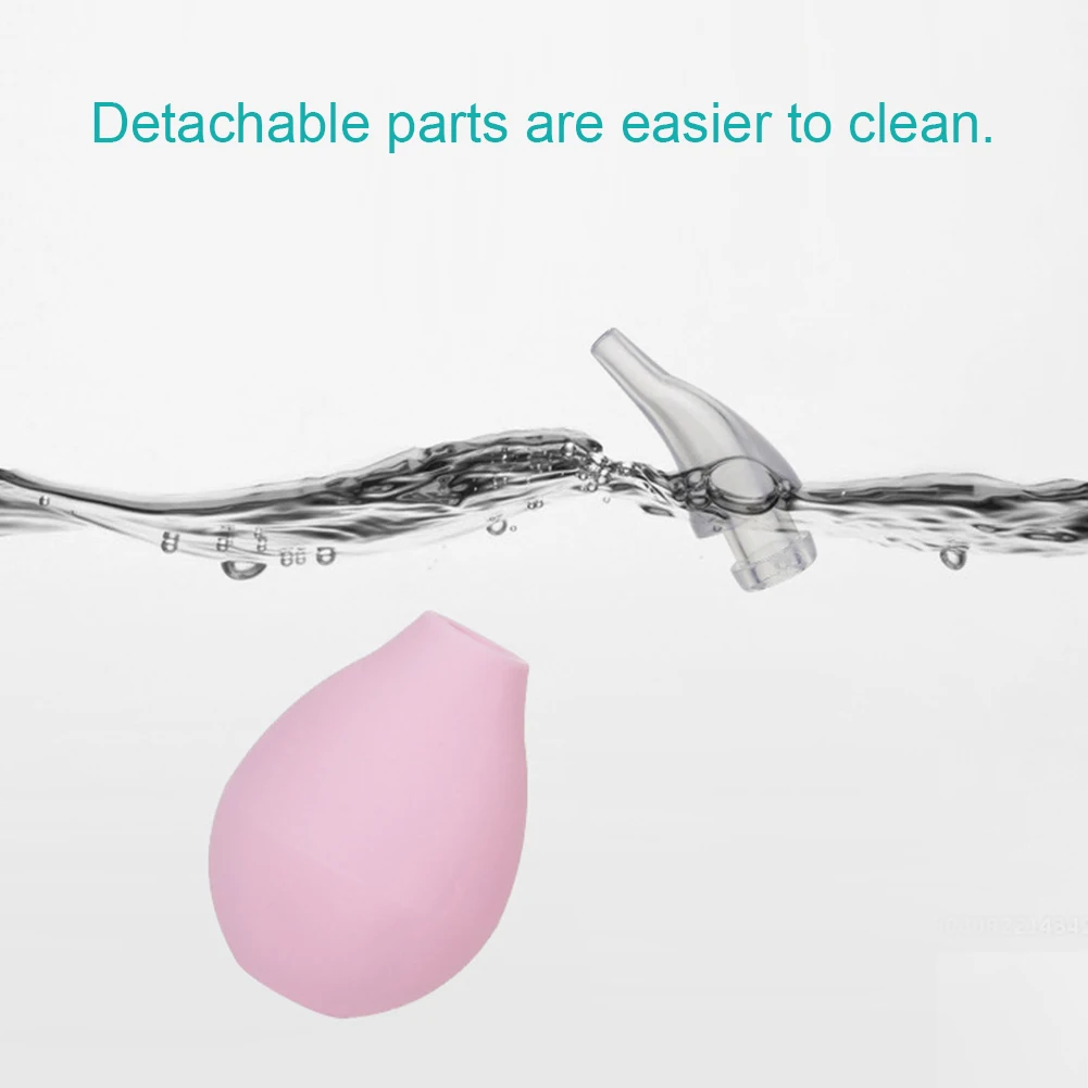 HAPPY MONKEY Baby Newborn Nasal Aspirator Suction Soft Tip Mucus Vacuum Runny Nose Cleaner nasal aspirator