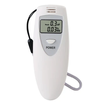 

Single Sn White Portable Single Sn Liquor Tester Vodka Concentration Detector Breathing Tester